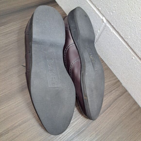 Dexter Dark Brown Oxfords, Mens Lace Up Casual Dress Shoes Size 10.5 M - Picture 5 of 7